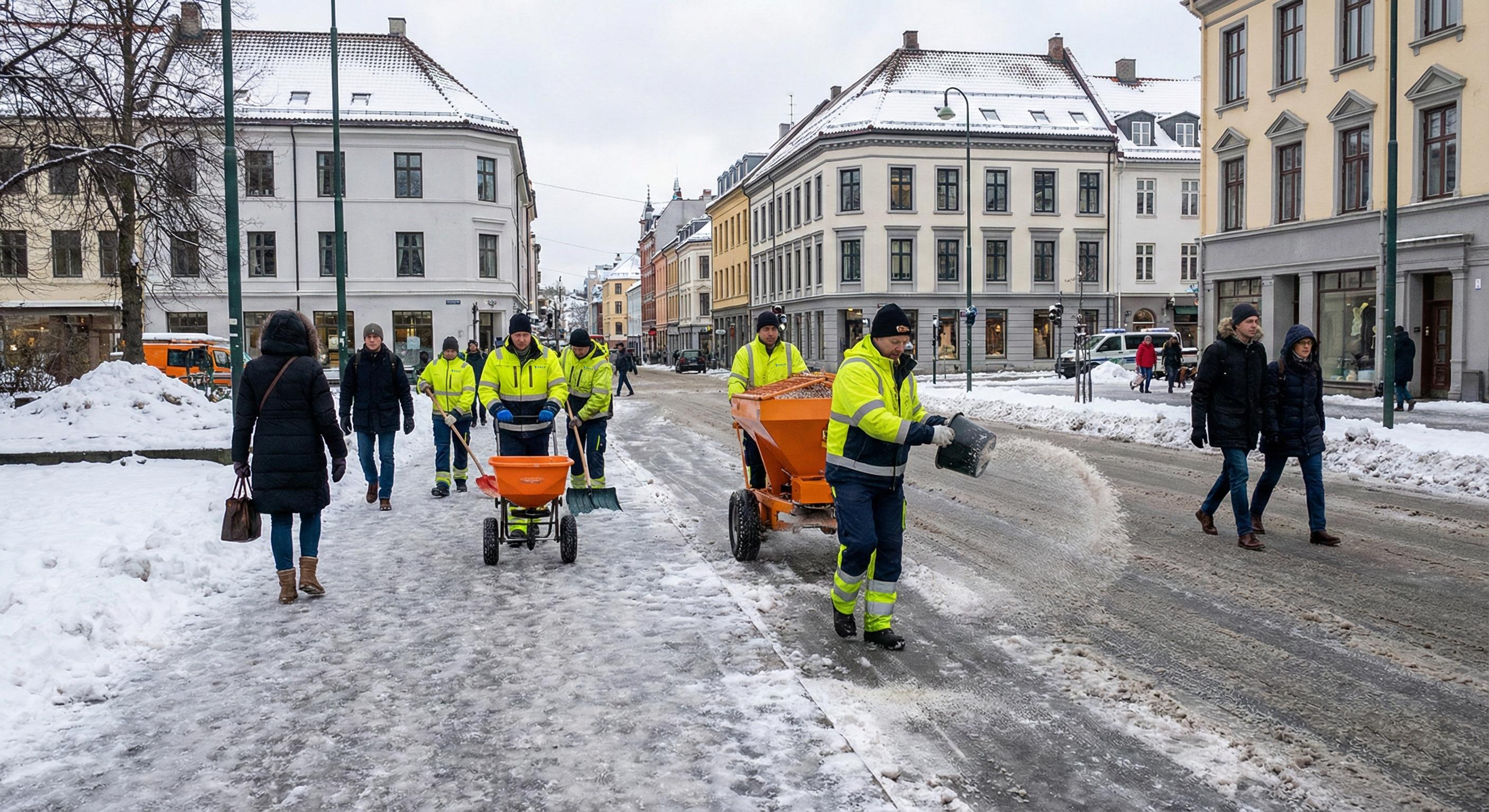 Eisbeseitigung und Streuen